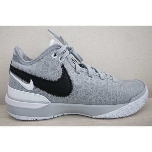 Nike Zoom FN7092-001 Men Sz 9 Wolf Gray/White LeBron NXXT Gen TB Promo Shoes - Picture 8 of 11